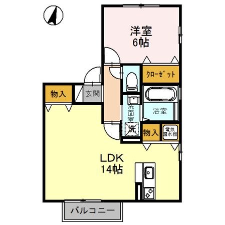 少路駅 徒歩5分 2階の物件間取画像